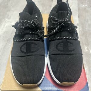 Champion Black Knit Athletic Shoes